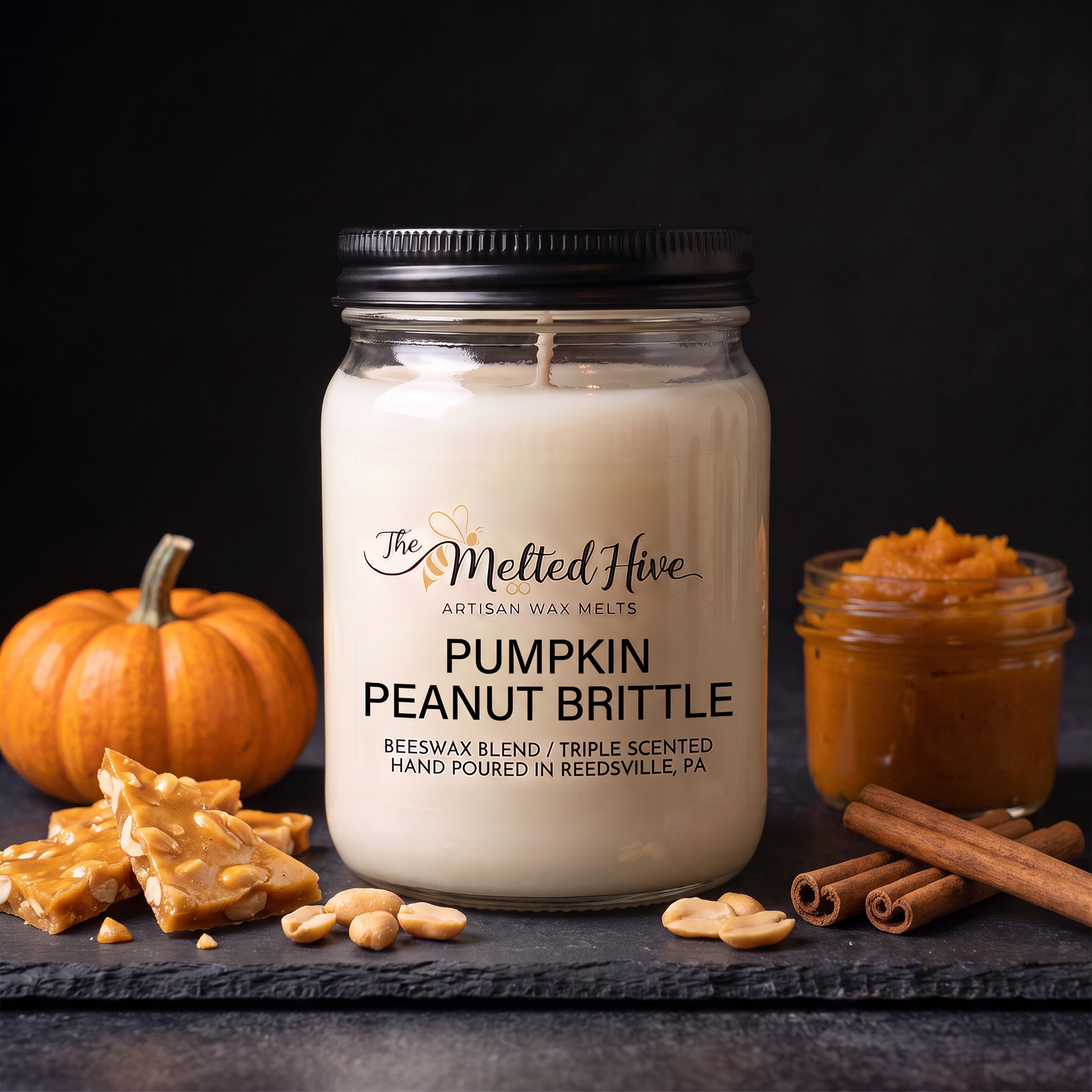 MINI CANDLE - Pumpkin Peanut Brittle