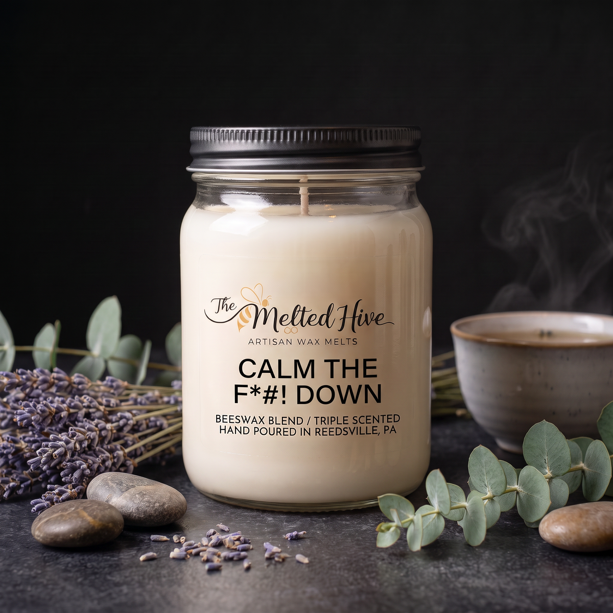 MINI CANDLE - Calm the F*#! Down!