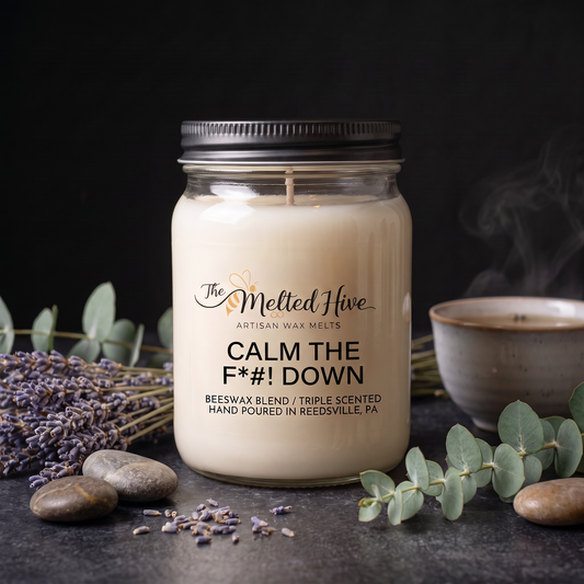 MINI CANDLE - Calm the F*#! Down!