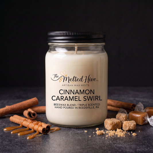 MINI CANDLE - Cinnamon Caramel Swirl