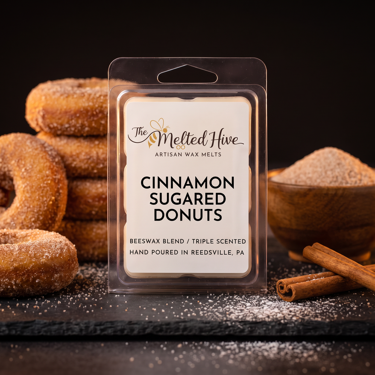 CINNAMON SUGARED DONUTS