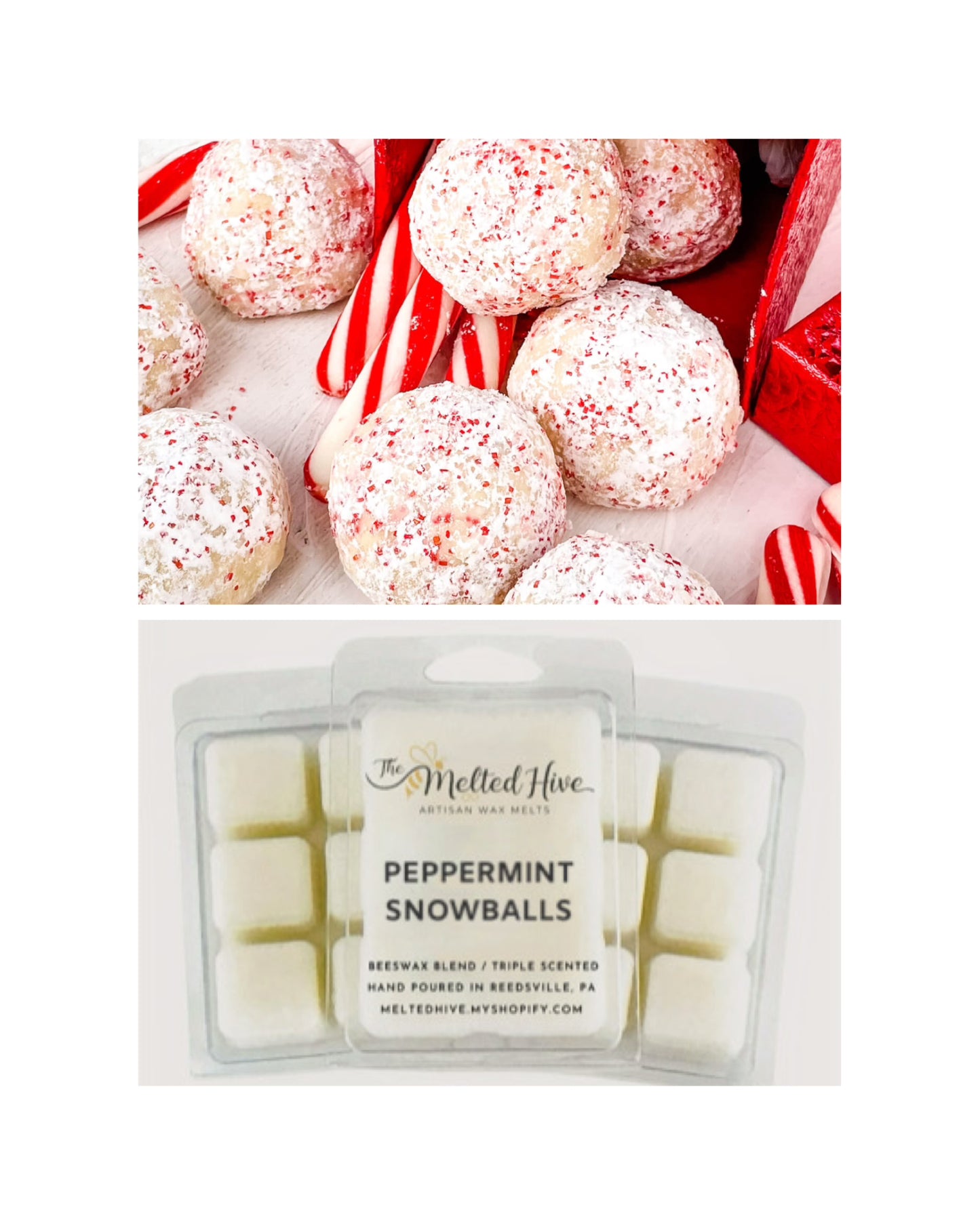 PEPPERMINT SNOWBALLS